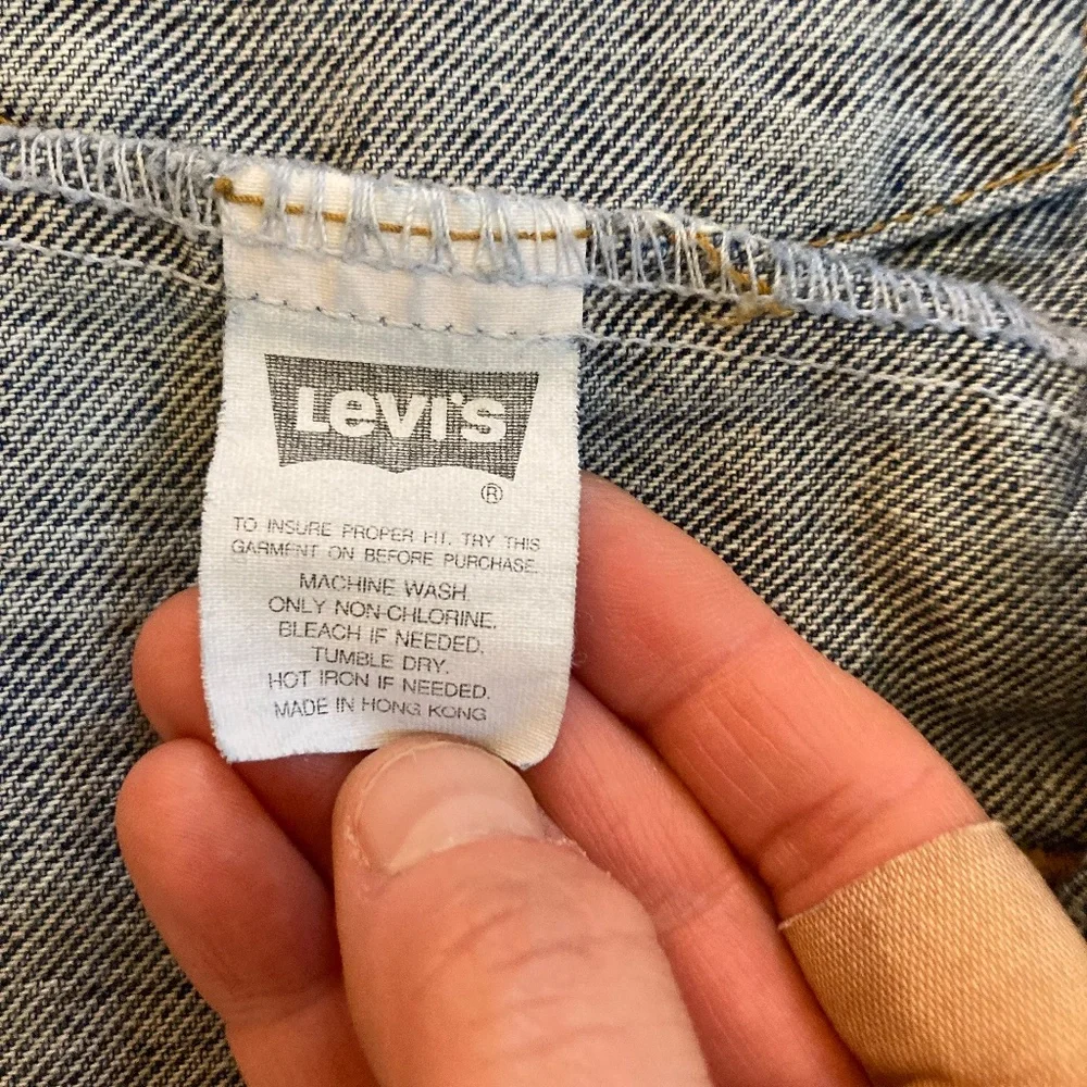 Vintage 90s Levi’s Denim Trucker Jacket Size XL 70507 4890 Type 3 Hong Kong - Picture 12 of 13